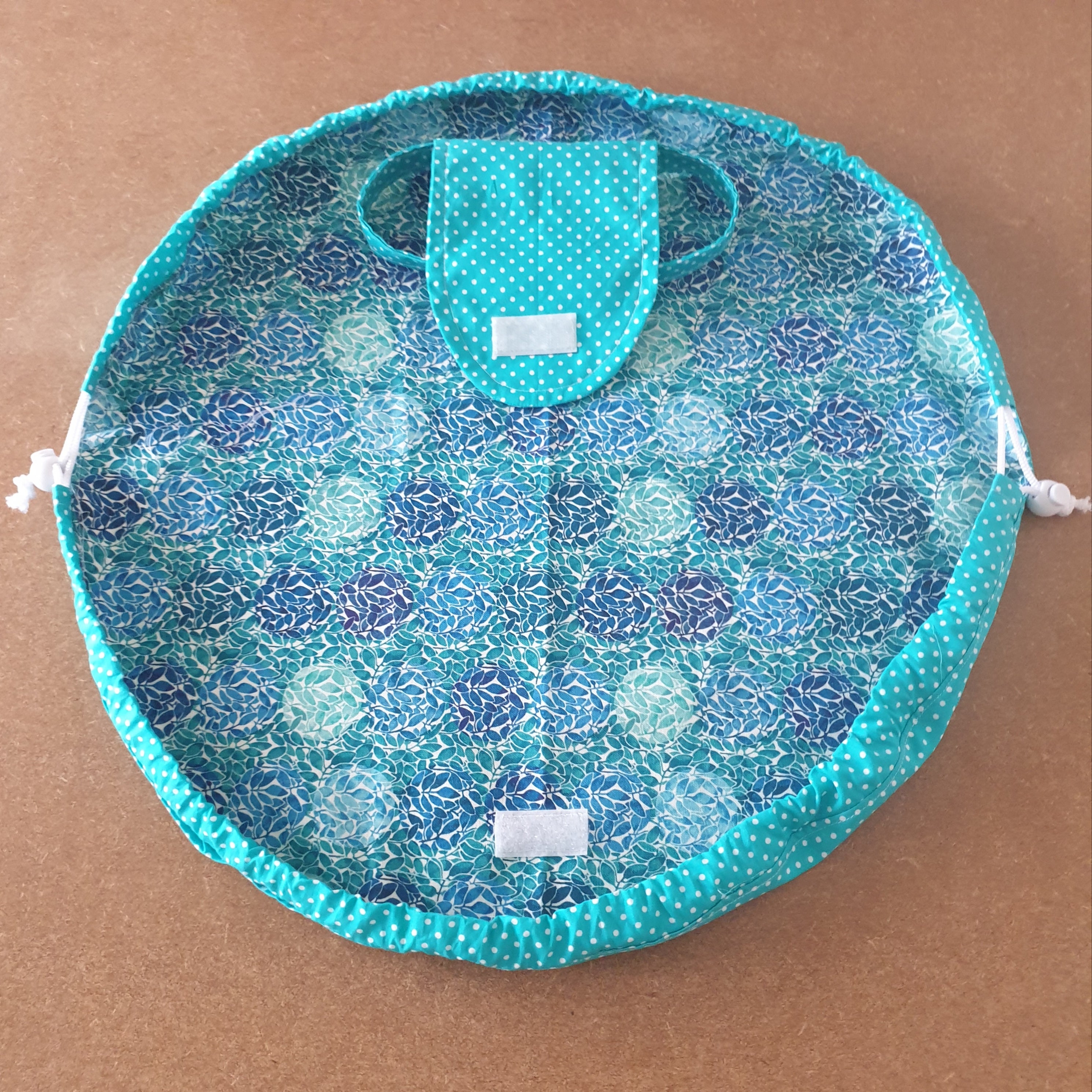 Beginner Sewing Pattern - Round Drawstring Bag | Easy DIY Project ...