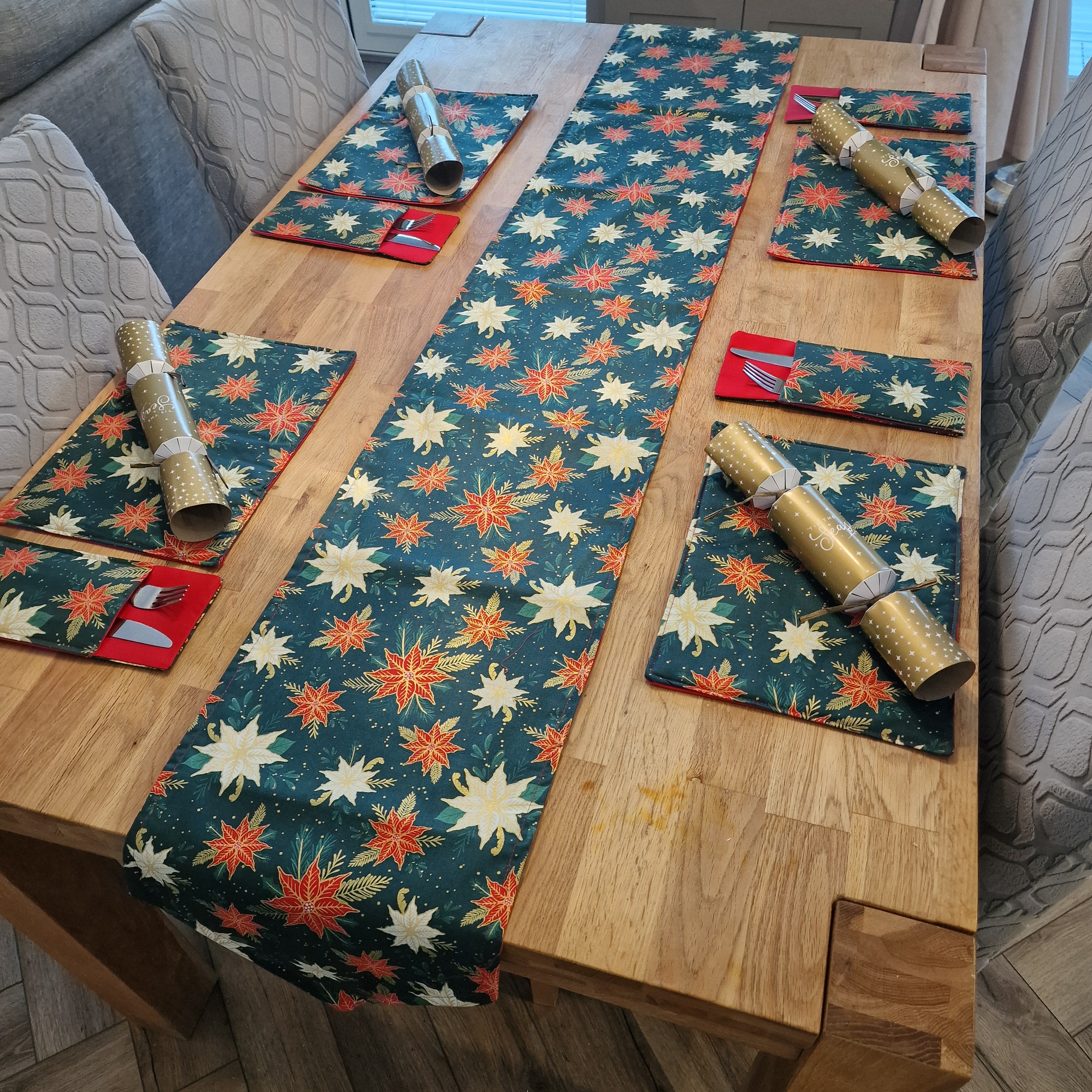 Easy Table Runner Beginner Sewing Pattern | Step-by-Step Instructions ...