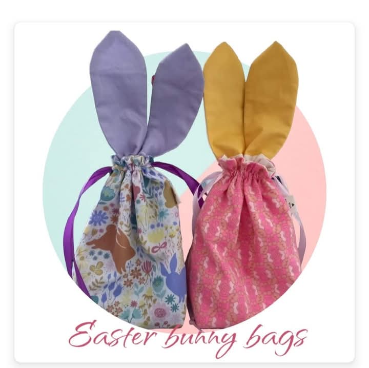 Easter Bunny Ears Bag Beginner Sewing Pattern Happy Days Sewing