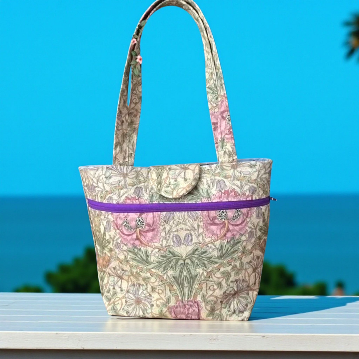ZARA 2 Fully Lined Tote Bag Beginner Printed Sewing Pattern – Happy ...
