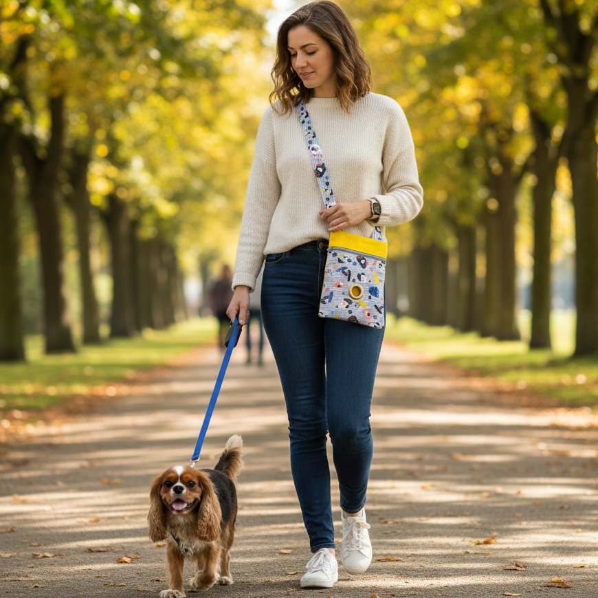 Hapy Rommet Dog Walking Bag Grommet Sewing Pattern for Beginners - Happy Days ...