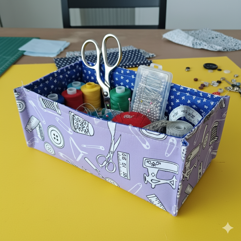 Benita Fabric Storage Boxes pdf Sewing Pattern for Beginners – Happy ...