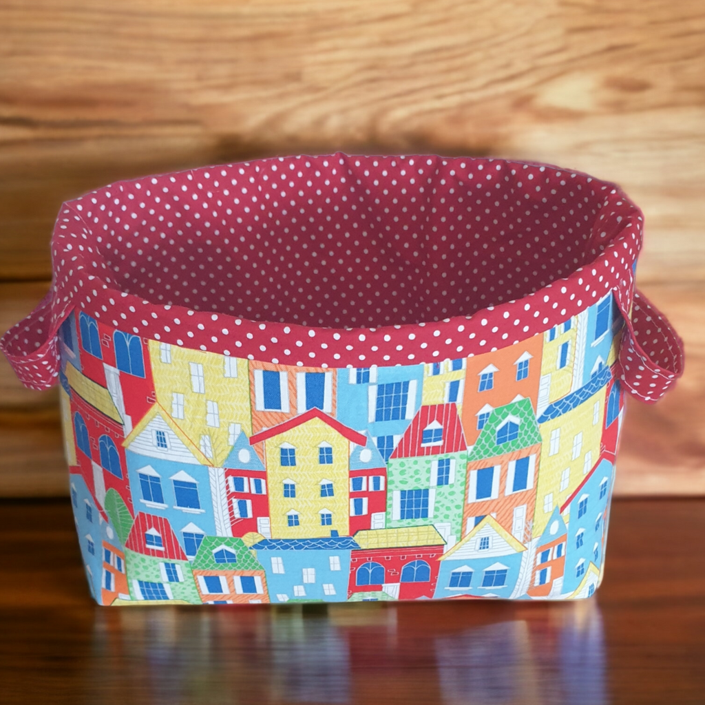 Storage based sewing patterns for beginners with free video tutorials Happy Days Sewing