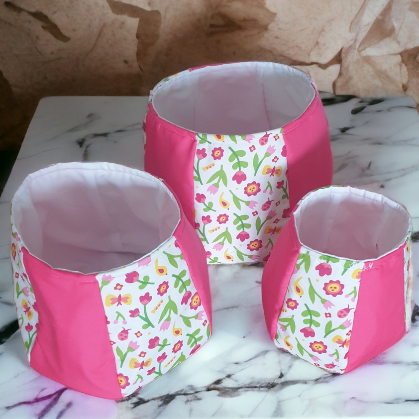 'Stacy' Fabric Storage Baskets Sewing patterns 3 sizes included. - By ...