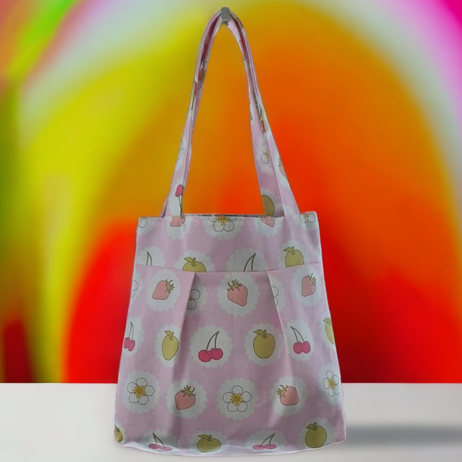 PENNY Pleated Tote Bag Beginner Sewing Pattern Happy Days Sewing