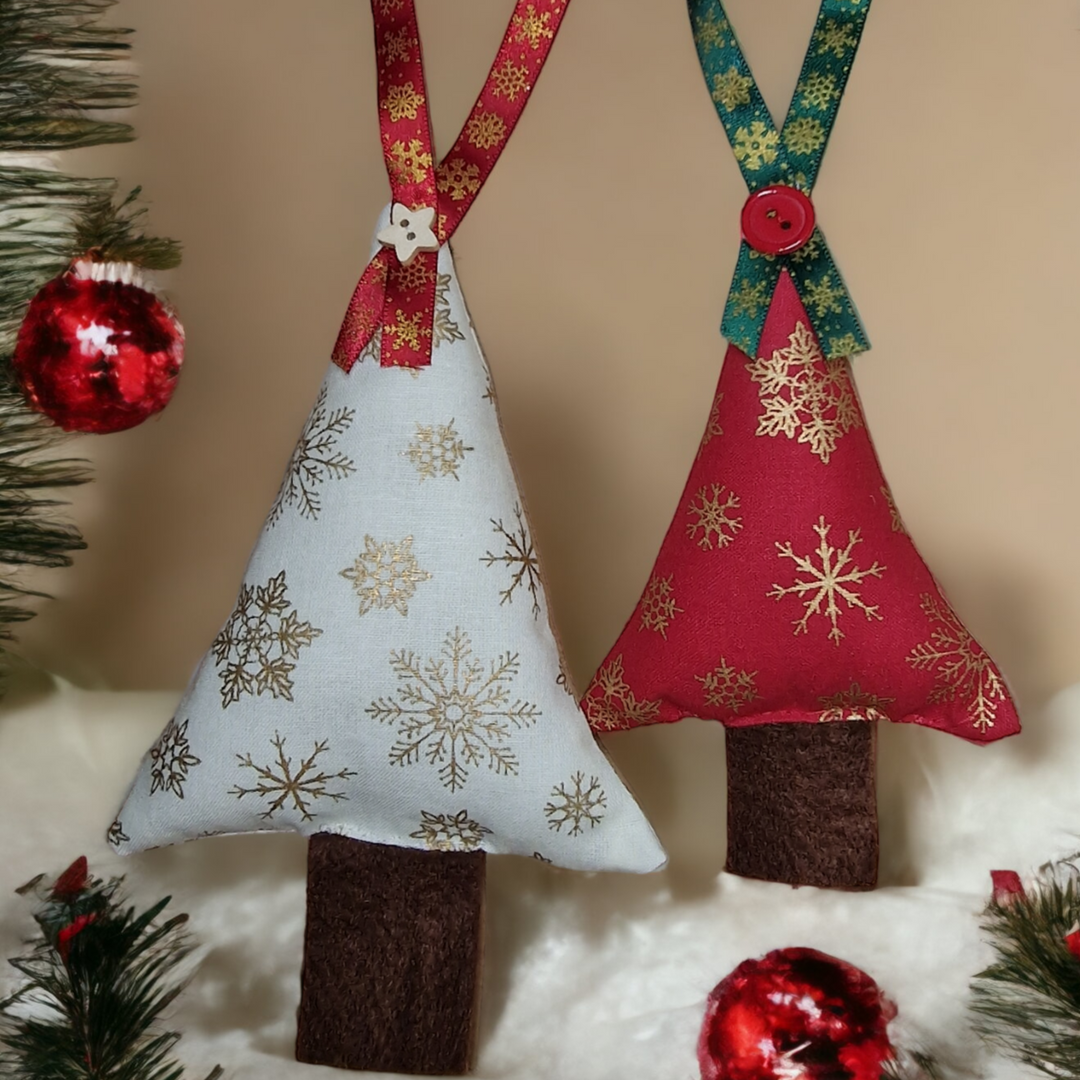 PADDED TREE Christmas Tree Decorations Sewing Pattern Tree - Happy Days ...
