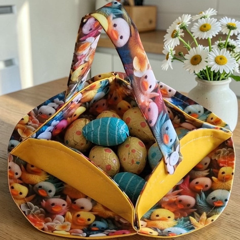 Fabric Basket Sewing Pattern for Beginners | BELINDA (PDF) – Happy Days ...